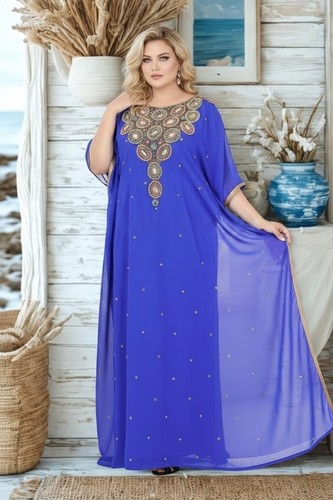 Abito caftano georgette eid - abito,